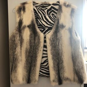 Real fur vest!